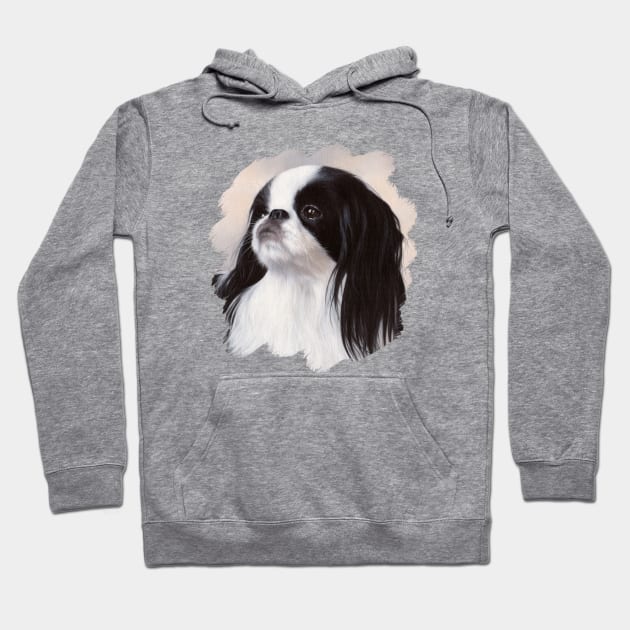 Japanese Chin painting Hoodie by rachelstribbling